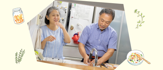 キッチンが夫婦2人のインスピレーションの場！料理研究家・梶 晶子さんのマンションライフ