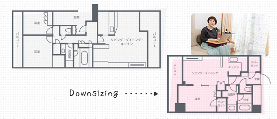 1/2のダウンサイジングに成功！ライフオーガナイザー®かみて理恵子さんの都心のコンパクトマンションライフ